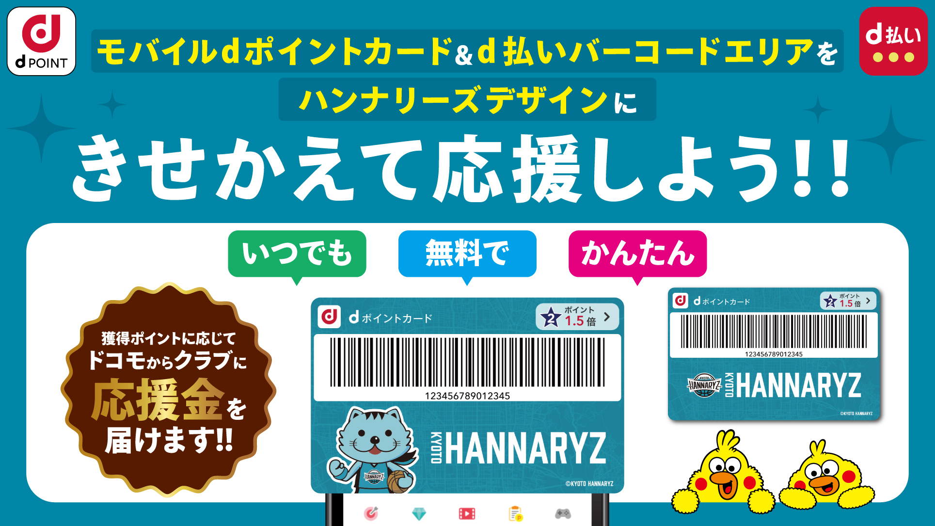 dポイントカードきせかえイメージ